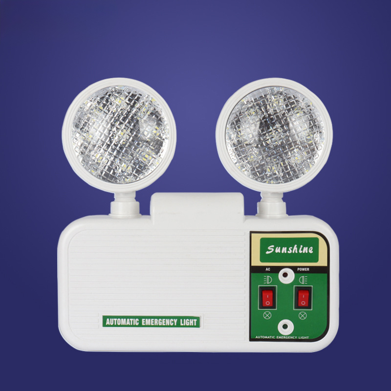 Two Head Emergency Professional Design Two Spot Head Wall Mounted Safety Lights