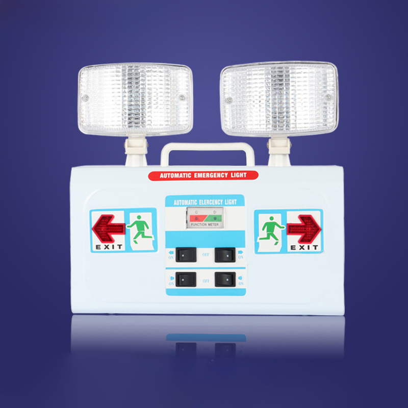 High Bright Led 3w 3 Hours Back Up Time Rechargeable Twin Spot Emergency Light