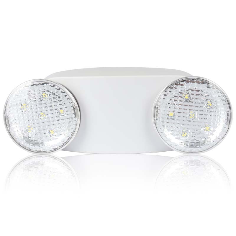 Non Maintained Battery Backup Twin Spot Led Rechargeable Emergency Twin Head Lamp Light