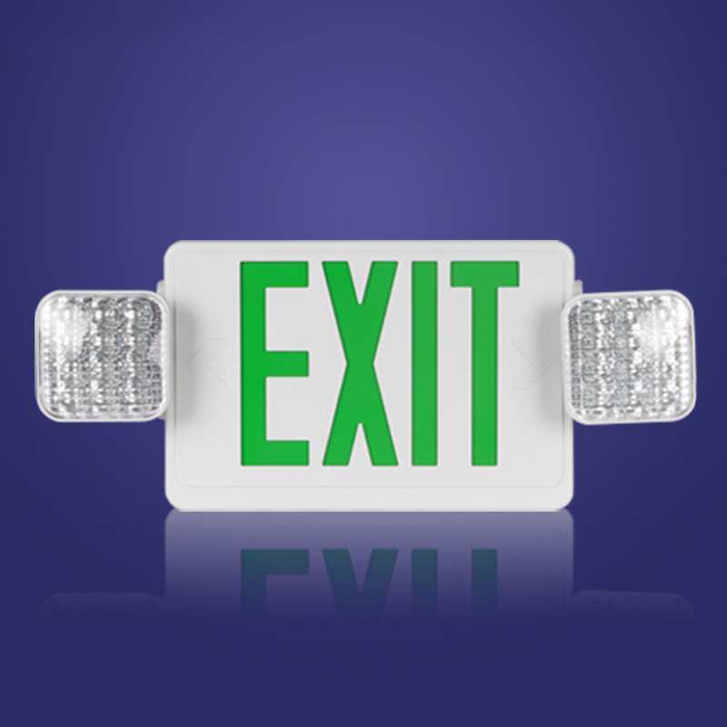 Red Green Waterproof Led Wall Ceiling Emergency Led Exit Sign Lamp Lantern With Dual Voltage