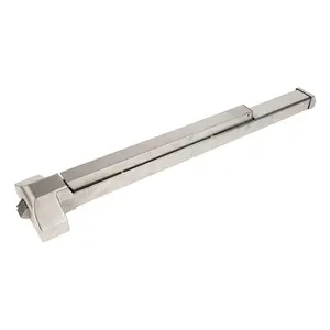 Stainless Steel Security Push Bar Panic Exit Device Aluminum With Exterior Lever