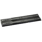 Soft Close Iron Black 3-Fold Full Extension Ball Bearing Drawer Slide Rail For Cabinet Accessories