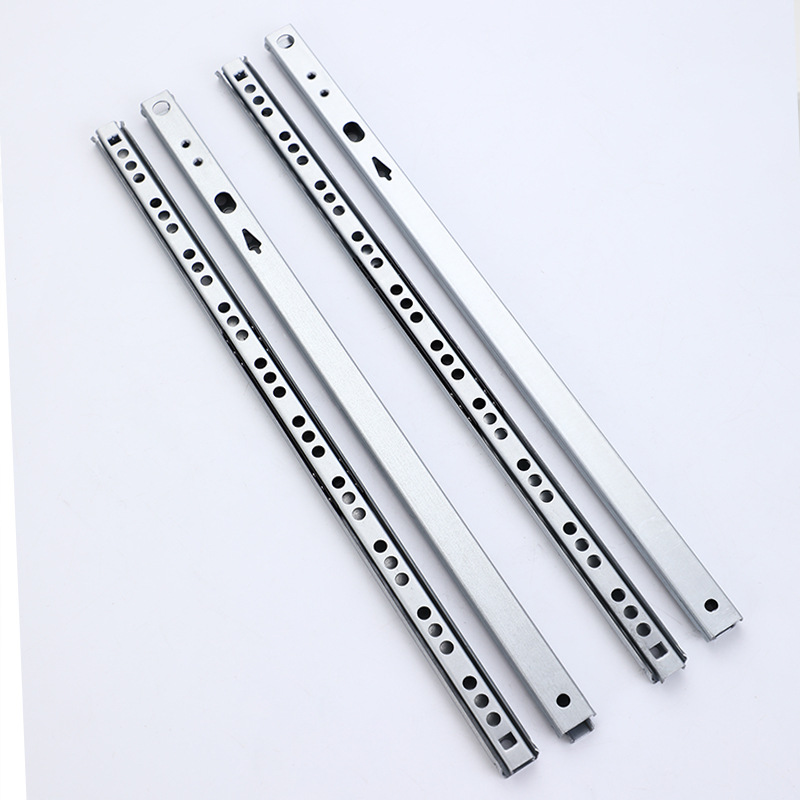 High Quality Two Way Drawer Side Track Slides Correderas Telescopicas For Furniture Parts