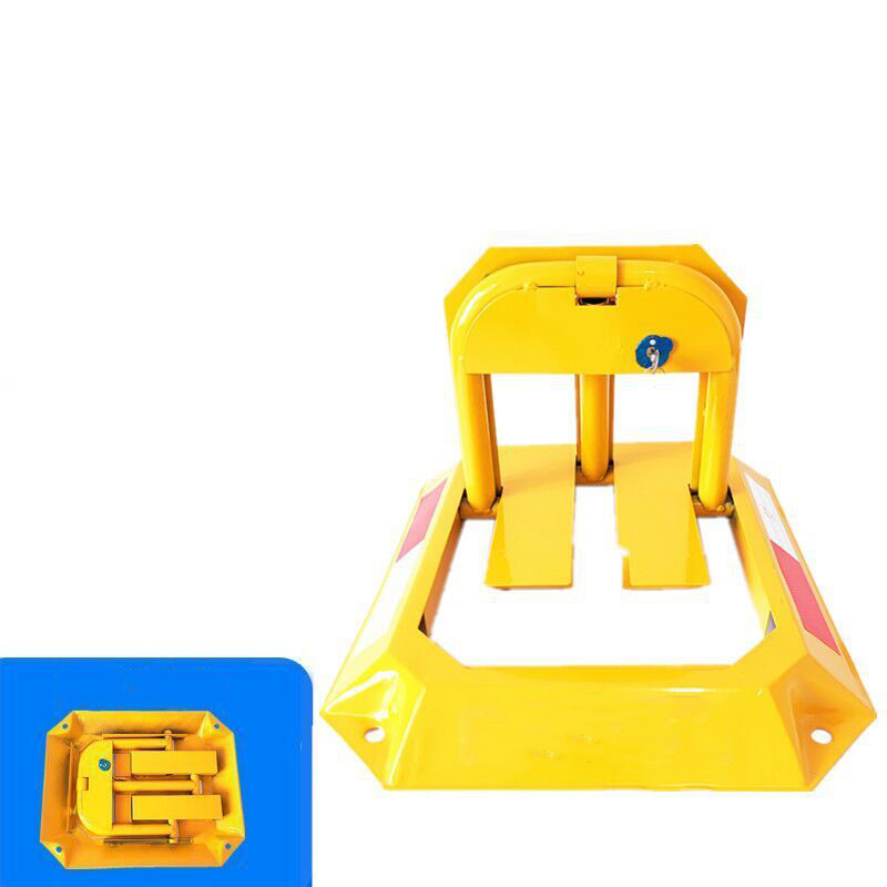 High Quality Yellow Car Control Manual Octagonal Parking Space Vehicle Barrier Lock