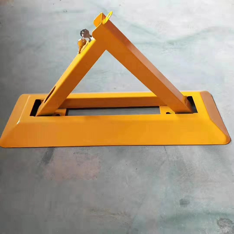 Anti Pressure Lockable Foldable Triangle Parking Space Folding Parking Lock Barrier
