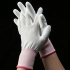 Pu white coated gloves wear-resistant anti-static gloves