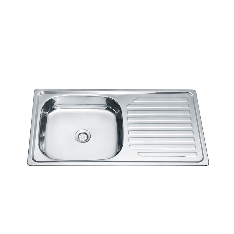 Luxury Stainless Steel Organizer Single Bowl Multifunction Sink Kitchen