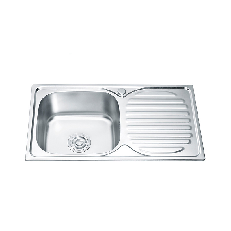 Luxury Stainless Steel Organizer Single Bowl Multifunction Sink Kitchen