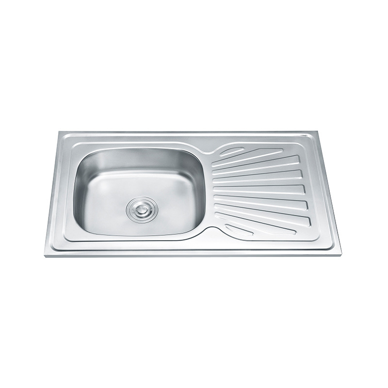 Commercial Industrial Draining Single Bowl Stainless Steel Kitchen Sink