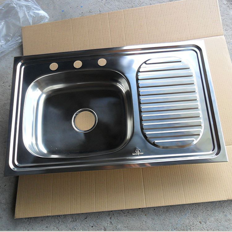 Round Stainless Steel Undermount Single Bowl Kitchen Sink