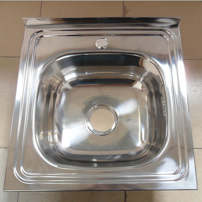 Round Stainless Steel Undermount Single Bowl Kitchen Sink