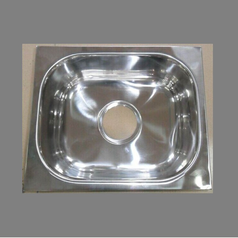 Round Stainless Steel Undermount Single Bowl Kitchen Sink