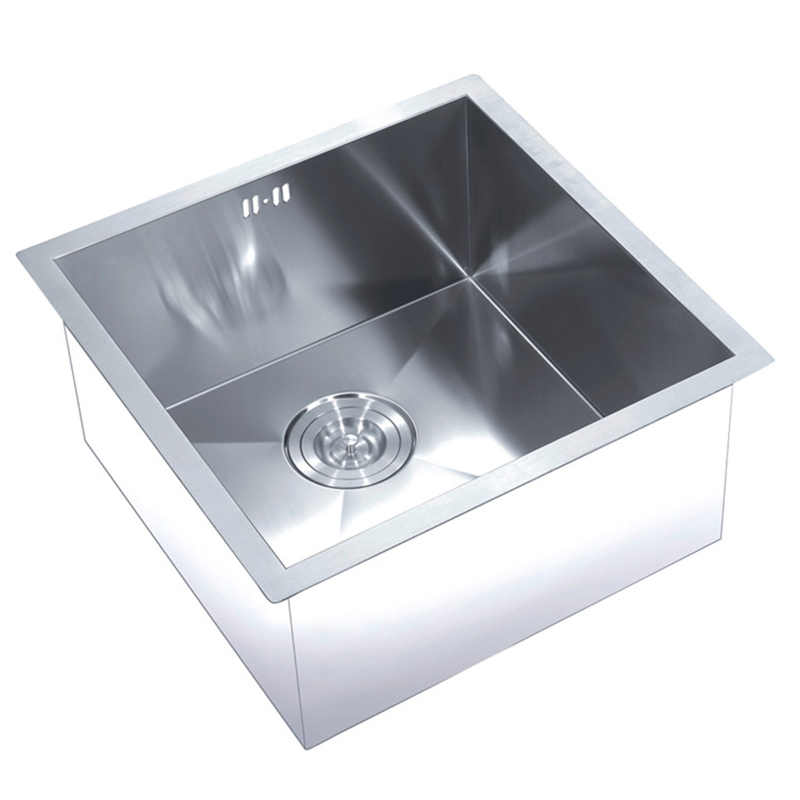 High Quality Commercial Use Undermount Stainless Steel 304 Handmade Above Counter Kitchen Sink