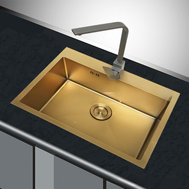 High Quality Commercial Use Undermount Stainless Steel 304 Handmade Above Counter Kitchen Sink