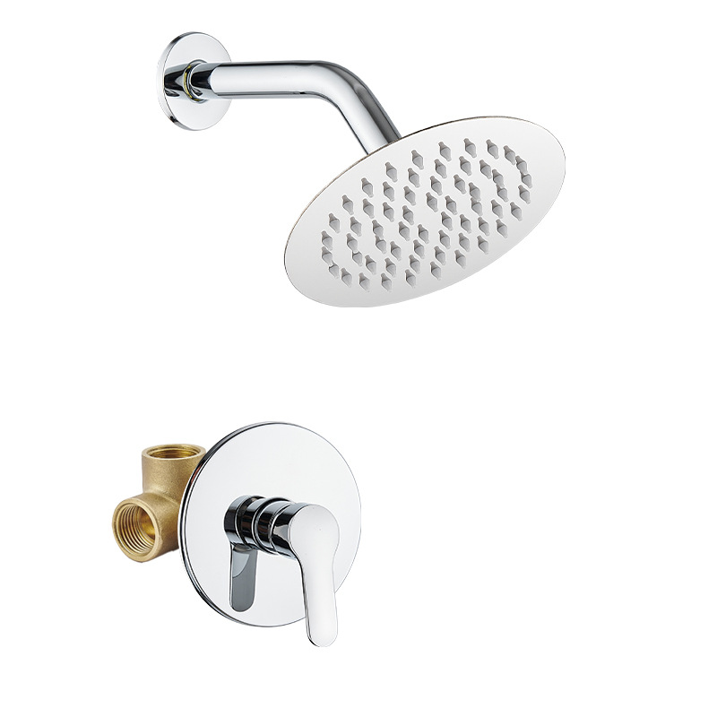 Wall Mounted Bathroom Rainfall Shower System Armandspray Head Faucet Set
