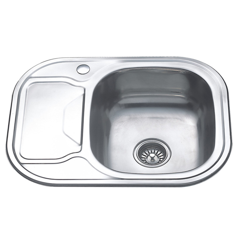 Eco Friendly Stainless Steel Water Tank Above Counter Kitchen Sinks With Galvanized Drainboard