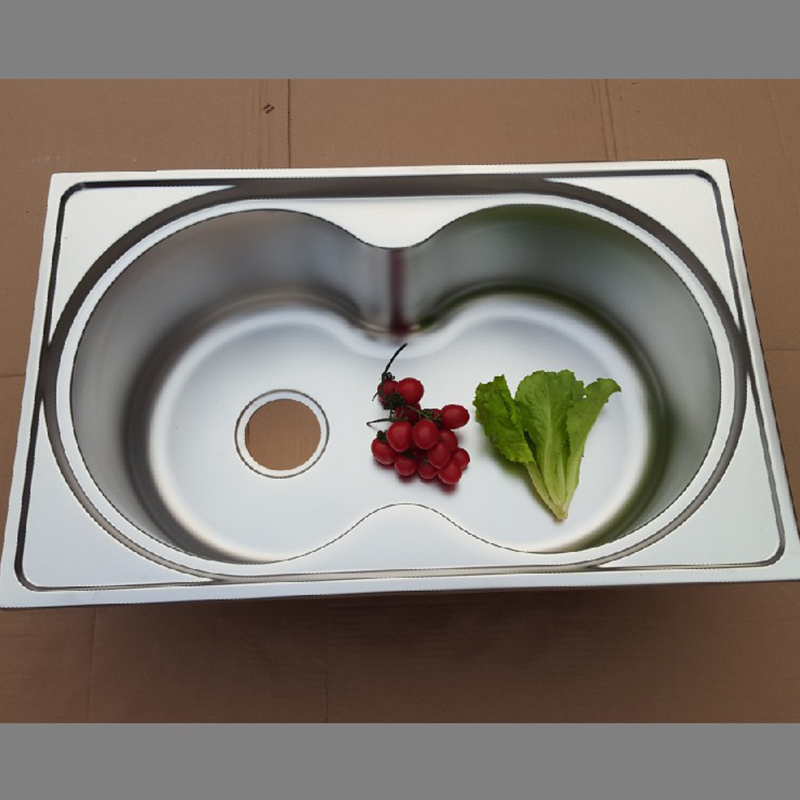 Wholesale Modern Double Bowl Apartment Size Annealing Furnace Deckmount Double Bowl Kitchen Sinks