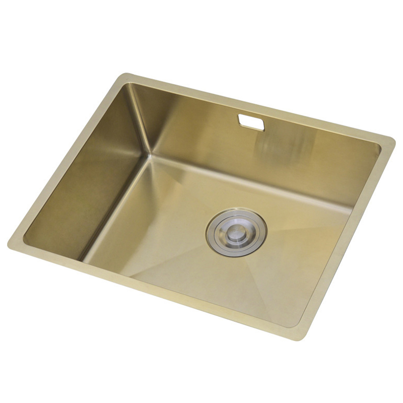 Luxury Bowl Customize Handmade Golden Stainless Steel Kitchen Handmade Wash Vegetable Sink