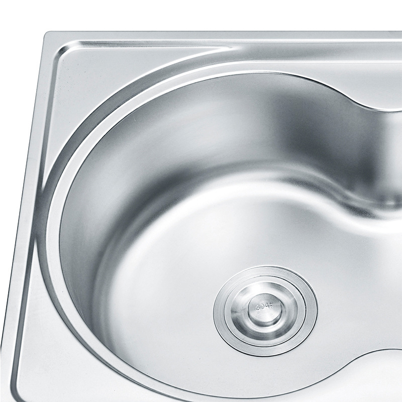 Smooth Drainage Design Washing Basins Sink With Stainless Steel Material