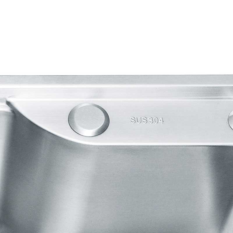 Modern Style Single Bowl Sliver Handmade Large Single Bowl Stainless Steel Small Kitchen Sink