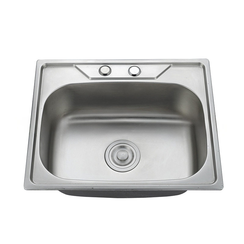 Durable Using Nice Material Topmount 304 Single Bowl Stainless Steel Kitchen Sink