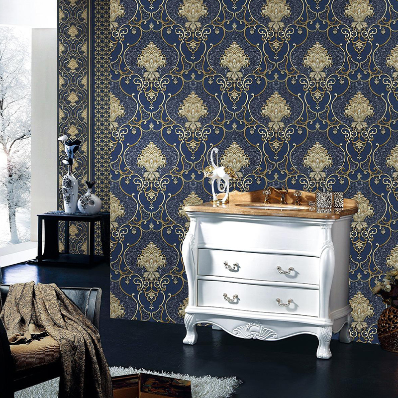 European Luxury Morden Waterproof 3d Home Decorative Wall Paper