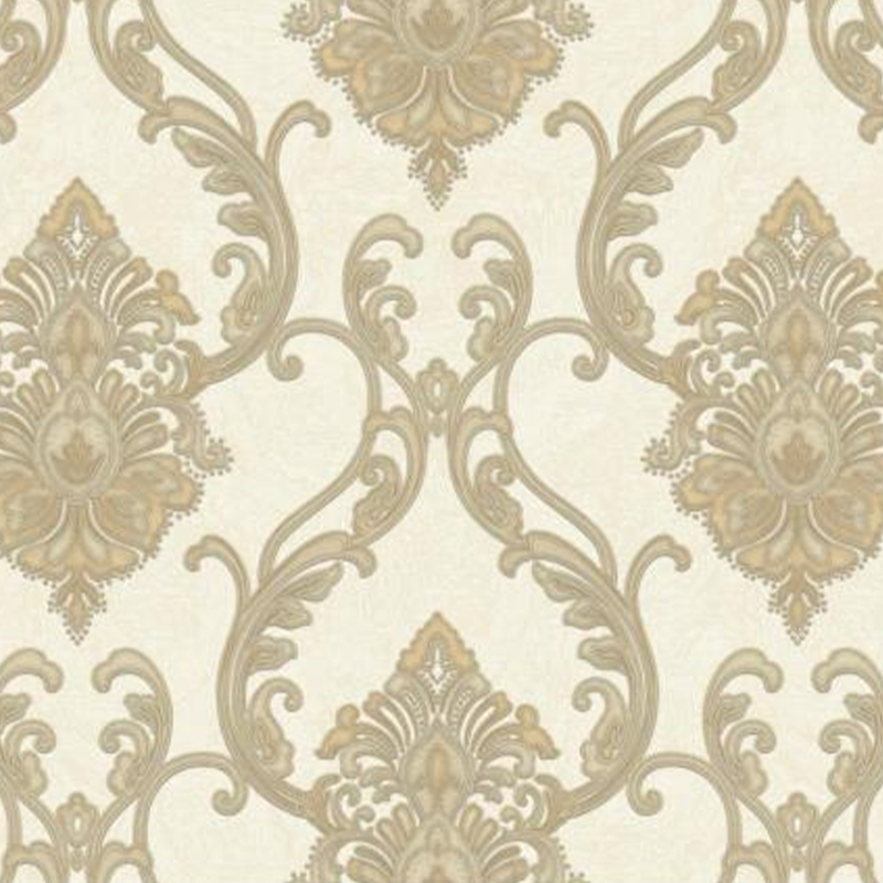 New Damask Interior Wall Decoration Pvc Textured Damascus Wallpaper For Living Room