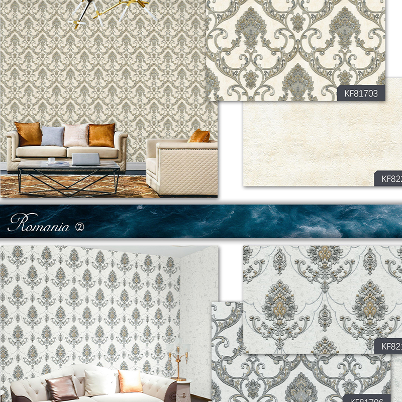Luxury Home Decoration Wallcovering Non Woven Wallpaper 3d Wall Paper For Bedroom Living Room
