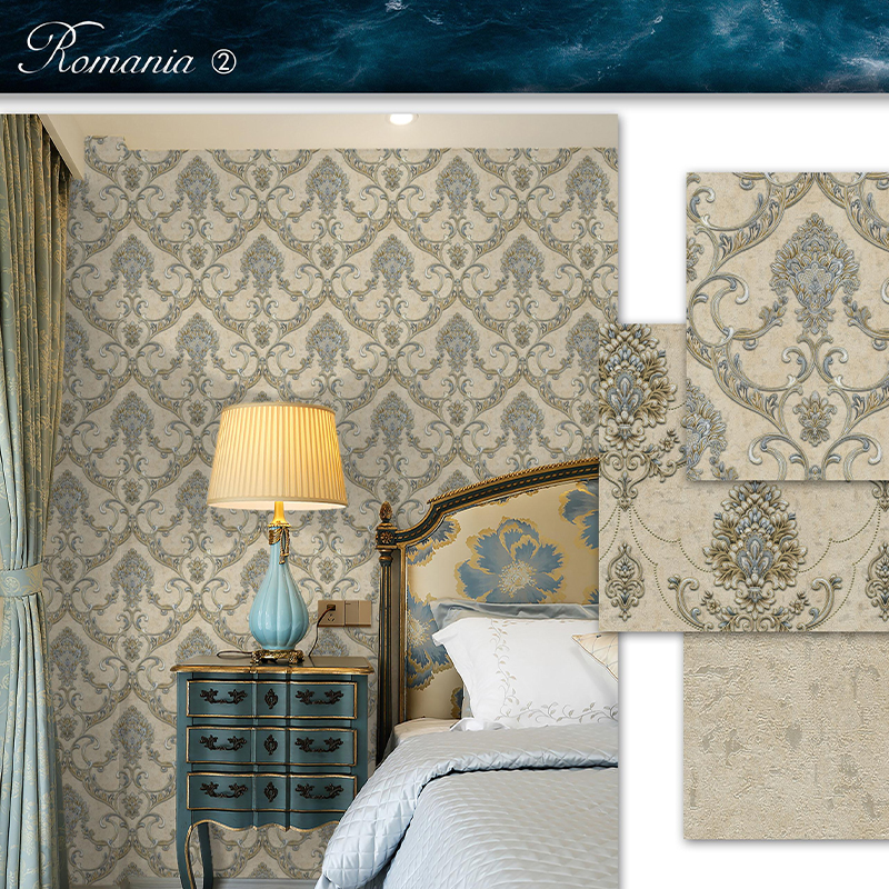 Luxury Home Decoration Wallcovering Non Woven Wallpaper 3d Wall Paper For Bedroom Living Room