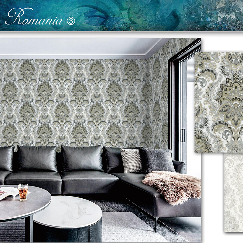 Modern Luxury Home Decoration Self Adhesive Wallpaper Peel Stick Wall Papers For Living Room