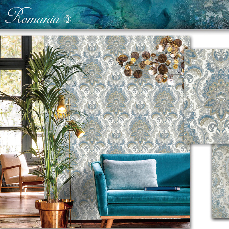 Modern Luxury Home Decoration Self Adhesive Wallpaper Peel Stick Wall Papers For Living Room