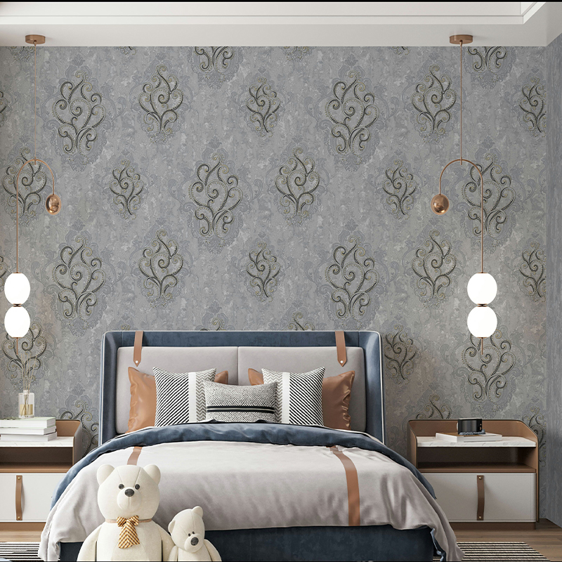 Custom Printing Wallpaper Rolls Pvc Home Decoration Wall Sticker For Bedroom