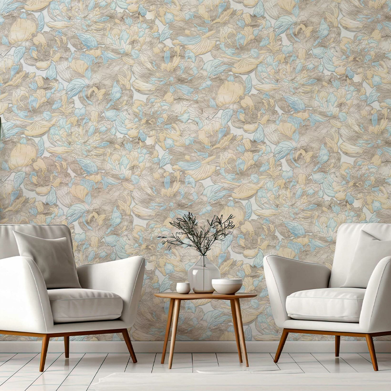 Luxury Texture New Modern Design Pvc Damask Wallpaper Wall Paper For Home Decoration