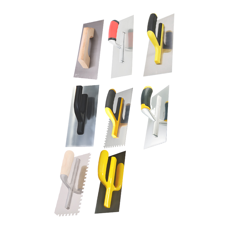 Factory Direct Yellow And Black Plastic Handle Brickwork Plastering Drywall Trowel