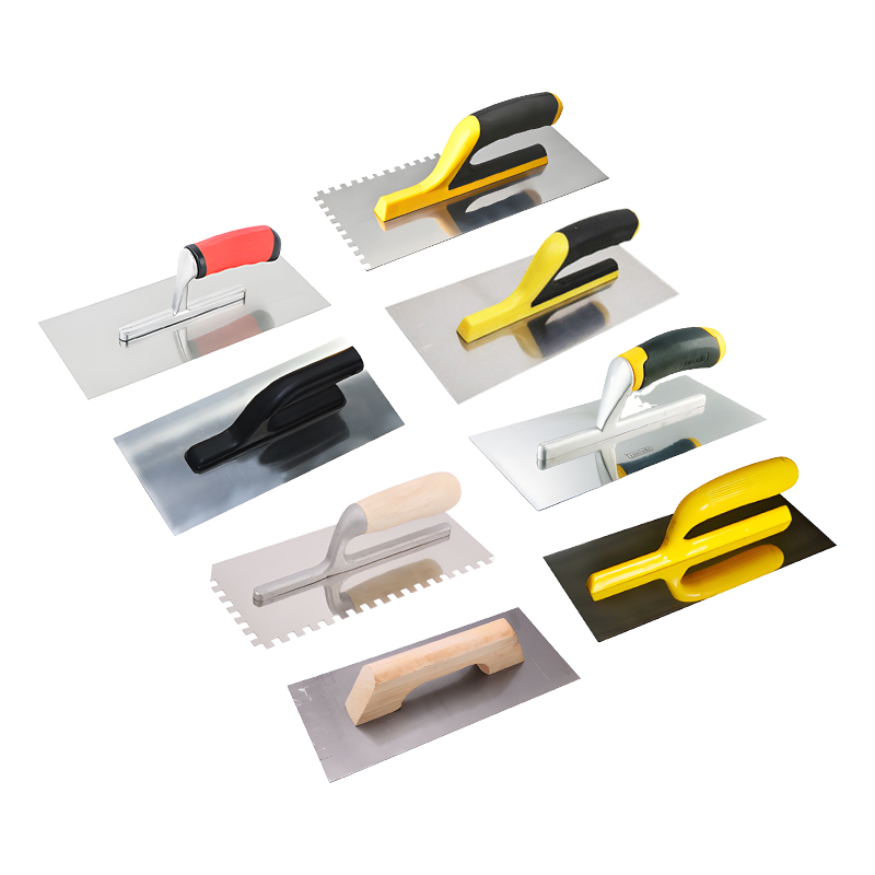 Factory Direct Yellow And Black Plastic Handle Brickwork Plastering Drywall Trowel