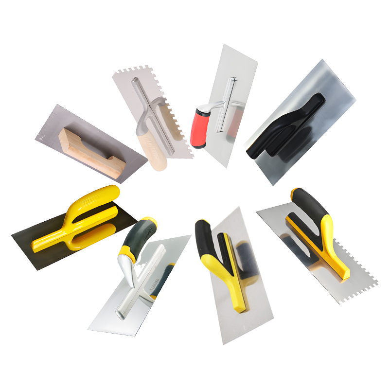 Customized Construction Mud Tile Filling Auxiliary Tool Plastic Wooden Handle Brickwork Trowel