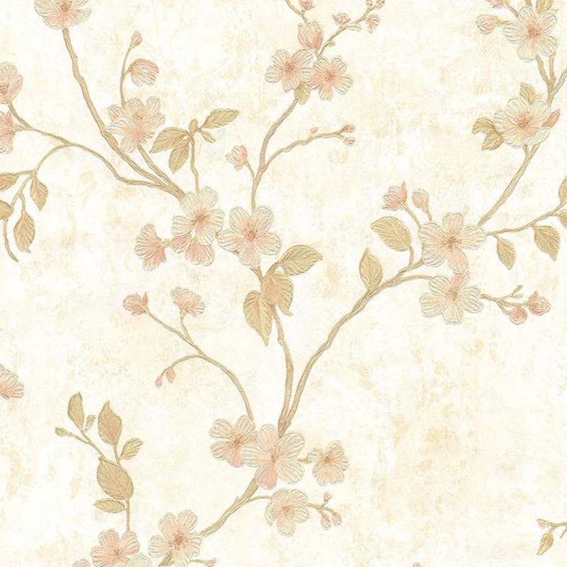 Home Decoration 3d Pvc New Flower Wallpaper Roll For Tv Background