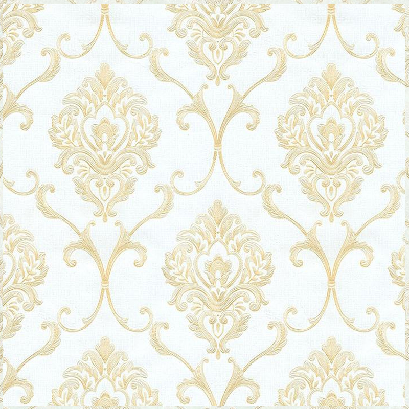 3d European Large Flower Embossed Wallpaper Hotel Bedroom Living Dining Room Luxury Three Dimensional Wallpaper