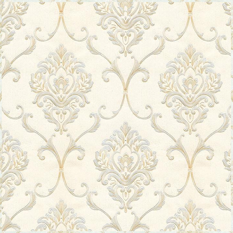 3d European Large Flower Embossed Wallpaper Hotel Bedroom Living Dining Room Luxury Three Dimensional Wallpaper